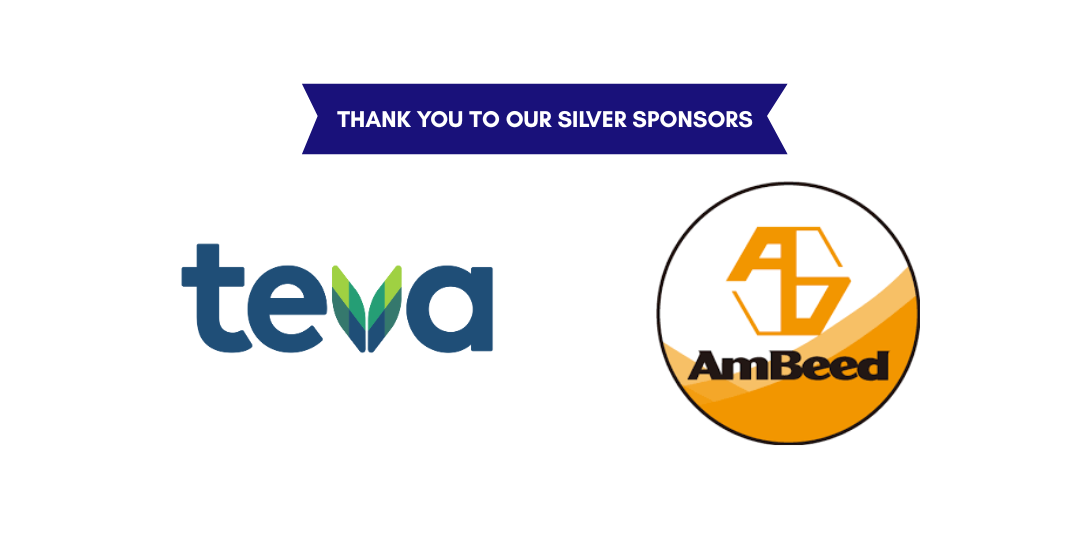 Silver sponsors Teva and AmBeed